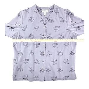 Maggie‎ McNaughton Purple Blouse Women’s 2X Plus Size